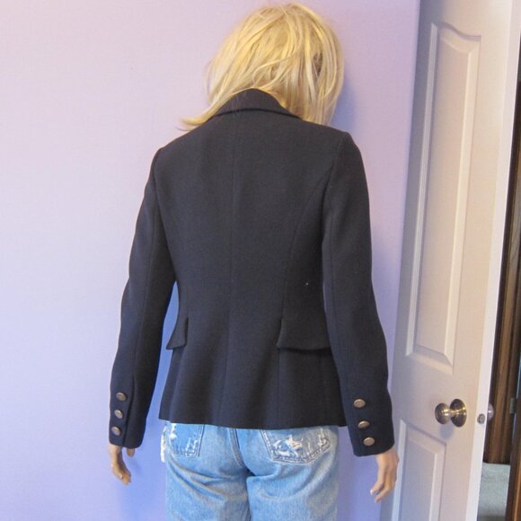 IRIS SETLAKWE NAVY NAUTICAL CLASSIC STRETCH BLAZER - Picture 4 of 10